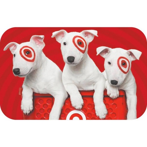 2004 Target Gift Card Die-Cut Bullseye Dogs in Basket I Combine No Value 
