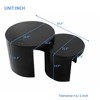 NicBex Modern Round Nesting Coffee Table Set of 2 for Living Room and Bedroom - 2 of 4
