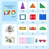 SUGIFT 120-Piece Magnetic Building Tiles Set with Car Base, STEM Learning, Durable BPA-Free Design, and Creative Play - 3 of 4