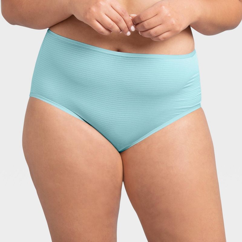 Fruit of the Loom Women's 6pk Breathable Cooling Striped Briefs - Colors May Vary , 4 of 6