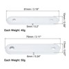 Unique Bargains Home Office Hotel Windproof Curtain Tablecloth Weights White 20 Pcs - 2 of 4