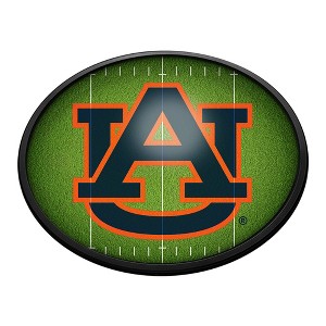 College Football On the 50 Design Oval Slimline Lighted Wall Sign - 1 of 4