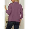 Women's 3/4 Sleeve Open Front Cropped Cardigan Sweater Elegant Shrugs for Women - 4 of 4