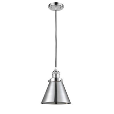 Appalachian - 1 Light Cord Hung Mini Pendant In Traditional Style-10 Inches Tall and 8 Inches Wide
