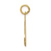 Black Bow Jewelry 14k Yellow Gold, Jersey Collection, Medium Number 50 Pendant - 2 of 4
