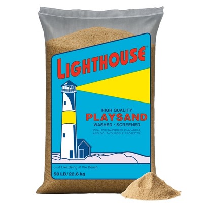 U.S. Silica Large 50 Pound Play Sand, Finely Graded, Fully Washed and Easy to Use for Children's Art, Trays, and Sandbox, 1 Pack
