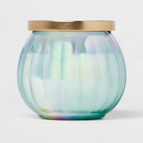 135ml Iridescent Candle Jar - Pearl / White - Candle Jars Supplier