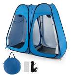 Costway Outdoor 7.5FT Portable Pop Up Shower Privacy Tent Dressing Changing Room Camping