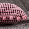 2 Pack Pom Pom Decorative Throw Pillow Covers - 2 of 3