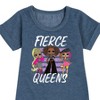 - LOL Surprise! - Fierce Queens Graphic Short Sleeve Fleece Dress - 2 of 4