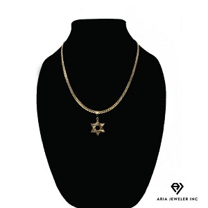 Aria Jeweler Chain with Gold Star of David Pendant - 1 of 4