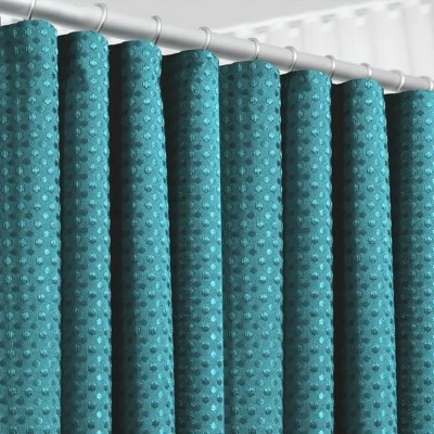 LunaLulinlk Waffle Weave Heavy Duty Fabric Shower Curtain