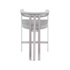 Meridian Furniture,Marcello Grey Velvet Counter Stool, Set of 2 - 2 of 4