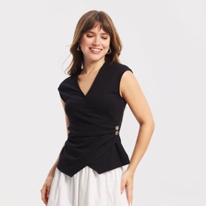 Top con Escote en V y Cruzado para Mujer - A New Day™