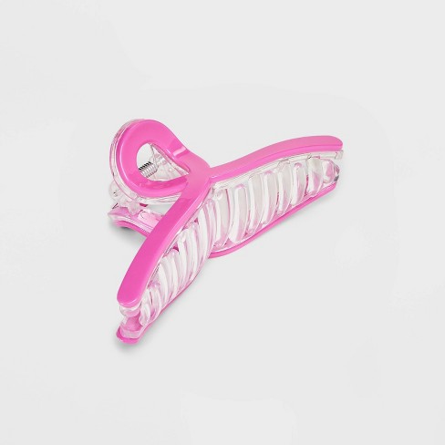 Loop Claw Hair Clip - A New Day™ Pink : Target