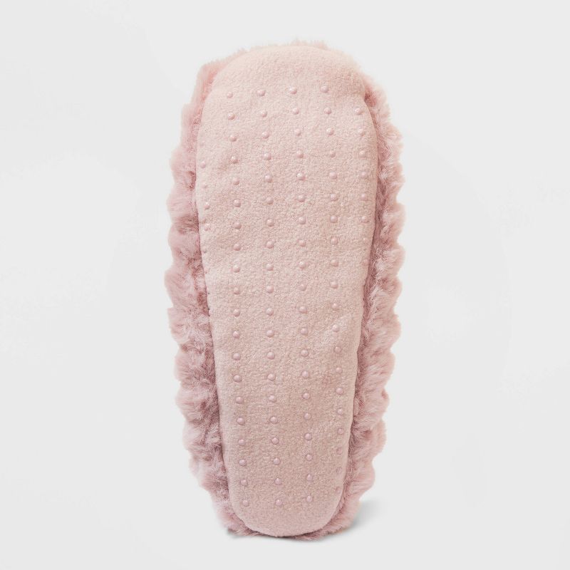 Women's Faux Fur Cozy Pull-On Slipper Socks, 5 of 13