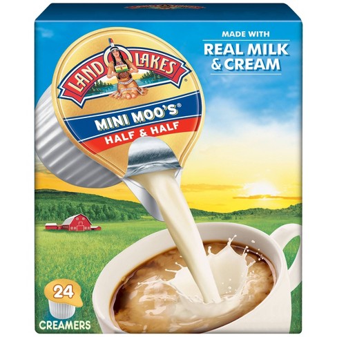 Land O Lakes Mini Moo S Half Half Coffee Creamer 24ct Target