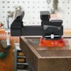 VEVOR Bench Vise, 5.5" Jaw Width, 5.5" Max Jaw Opening Multipurpose Vise with 360° Swivel Locking Base, 2.8" Throat Depth, Black - 2 of 4