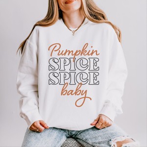Simply Sage Market Pumpkin Spice Spice Baby Lightweight Garment Dyed Sweatshirt - 1 of 4