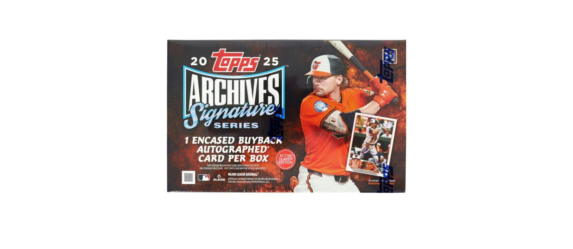 2025 Topps Archives Signature Series Baseball Hobby Box