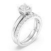 GILDED 1 ct. T.W. Lab Diamond Engagement Ring Set in 925 Sterling Silver or 14K Gold Plating Over Sterling Silver - 2 of 4