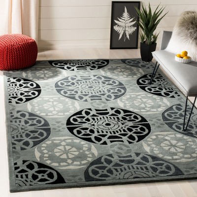 Eleganza Gray Silk-Inspired Hand-Tufted Wool 3' x 5' Area Rug