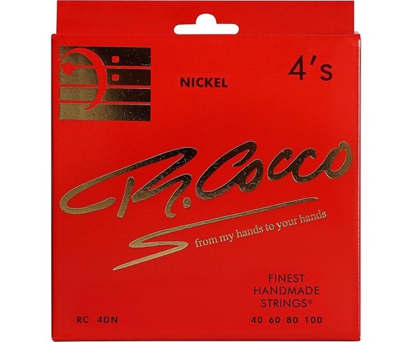 Richard Cocco RC4DN Nickel 4-String Electric Bass Guitar Strings