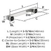 Amerock Hybridize 5-1/16 Inch Center-to-Center Pull for Cabinets, Drawers, and Furniture - 4 of 4