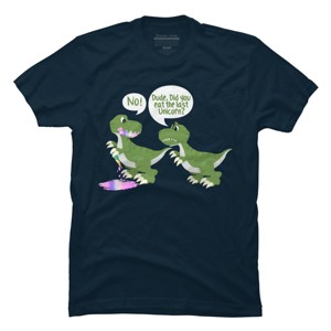 Men's Design By Humans Dude, Did You Eat Last Unicorn By ZeusSE T-Shirt - 1 of 2