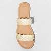 Women's Lucy Braided Slide Sandals - A New Day™ - image 3 of 4