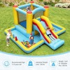 Costway Inflatable Bounce House with Slide Jumping Area Tunnel Ball Pit with 480W/550W/without Blower - 2 of 4