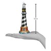 Old World Christmas 5.5 Inch Cape Hatteras Lighthouse Diamond Shouls Tree Ornaments - 3 of 3