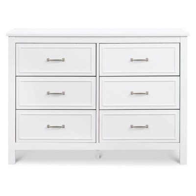 Charlie Classic White 6-Drawer Nursery Double Dresser