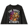 Five Nights At Freddy’s Character Burst Adult Mineral Wash Black Salt Crew Neck Long Sleeve Sweatshirt - 2 of 2