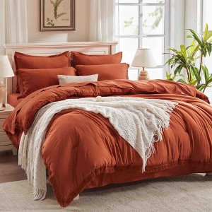 BAGOKIE 7pc Boho Tassel Bed in a Bag Comforter Set for All Season - 1 of 4