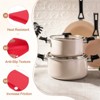 Unique Bargains Silicone Hot Assist Frying Cookware Pan Pot Handle Holders 2 Pcs - 3 of 4