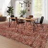 Vintage Geometric Rug Washable Indoor Bedroom Rugs Non Slip Low Pile Area Rug - 2 of 4