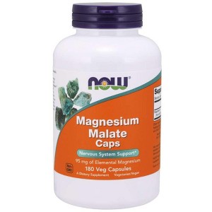 Magnesium Malate by Now Foods  -  180 VegCap - 1 of 1