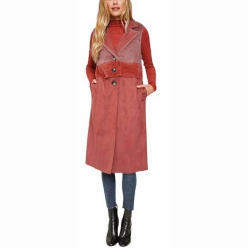 Women's Malia Fur Mix Coat - mystree - image 1 of 3