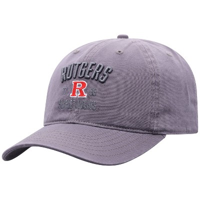 NCAA Rutgers Scarlet Knights Men's Skill Gray Garment Washed Canvas Hat