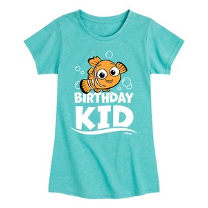 Girls' - Disney - Birthday Kid Fitted Short Sleeve Graphic T-Shirt - 1 of 4