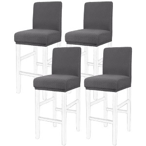 PiccoCasa Pub Counter Stool Cover Chair Seat Cover Stretch Washable Slipcovers Bar Stool Covers - 1 of 4
