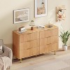 COZONY Fluted Dresser Collection, Wooden Chest of Drawers with Metal Handles, Bedroom Living Room Storage Dresser with Anti-Tip Safety - 4 of 4