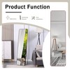 Kumasinova Mirror Full Length with Aluminum Frame,48"/60" Full Length Mirror with Stand,Wall Mirror Full Length for Bedroom,Living Room&Bathroom - 4 of 4