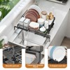 GustoWave Drop Stand Dishwasher Space Saving Drop Stand Dishwasher Stand，Kitchen Drying Stand Dishwasher Drop Stand Kitchen, 42x30.6x15.7cm - 3 of 4