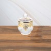 Classic Touch Glass Sugar Bowl with 24k Gold Artwork - 3 of 3