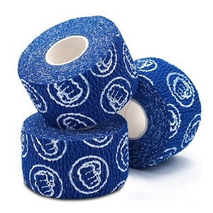 WOD Nation Bulk 3-Pack Weightlifting Hook Grip Tape, Comfortable & Stretchy Athletic Thumb Tape for Exercise (23ft Per Roll)- Blue - 1 of 4