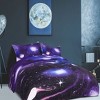 PiccoCasa Polyester All-season Reversible Galaxies Bedding Sets 3 Pcs - 2 of 4