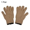 Unique Bargains Dusting Cleaning Gloves Microfiber Mittens for Plant  Lamp Window 1 Pair - 3 of 4