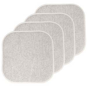 Alexis Memory Foam No Slip Back 16" x 16" Chair Pad Cushion by Sweet Home Collection® - 1 of 4